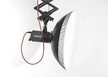 Beauty dish mit diffuser 