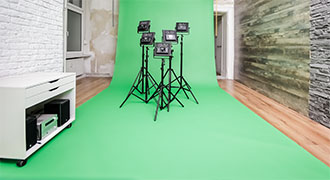 Greenscreen im Mietstudio Berlin
